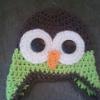 Owl Hat $25 3-6 months only